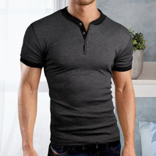 Load image into Gallery viewer, Solid Color Short Sleeve Cotton T-Shirt