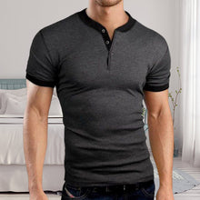 Load image into Gallery viewer, Solid Color Short Sleeve Cotton T-Shirt
