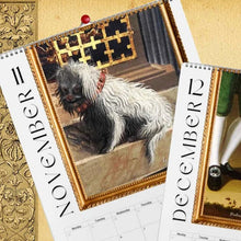 Load image into Gallery viewer, 🐶2024 Renaissance Painting Ugly Dogs Monthly Calendar📅