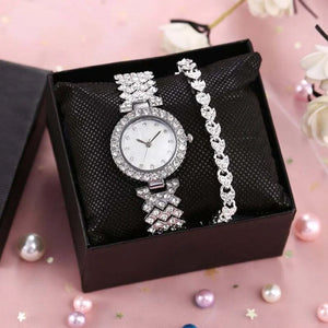 Luxury Rhinestone Watch Set