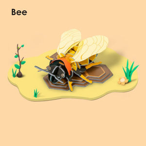 3D Wooden Insect Puzzles