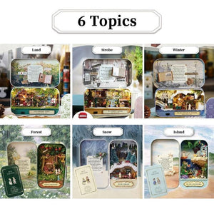 Comfortable 3D Miniature Dollhouse With Light DIY Toys