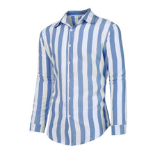 Load image into Gallery viewer, Men&#39;s Striped Button Long Sleeve Shirt