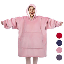 Load image into Gallery viewer, Cozy Hoodie Blanket Oversized Blanket Sweatshirt For Adults &amp; Children