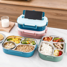 Load image into Gallery viewer, Stainless steel large capacity portable lunch box