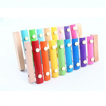 Load image into Gallery viewer, Wooden Octave Knocking Piano Baby Beat Xylophone