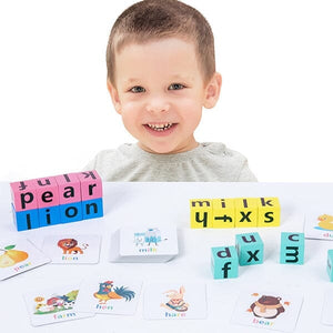 Wooden Crossword Puzzle set