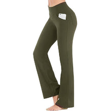 Load image into Gallery viewer, Women&#39;s High Waist and Flared Leg Yoga Pants