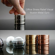 Load image into Gallery viewer, Office Stress Relief Visual Illusion Metal Gyro