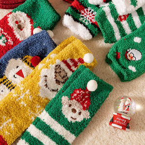 Christmas Gift Box - Cute Plush Socks