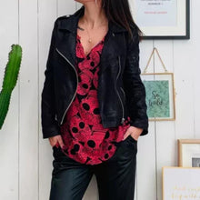 Load image into Gallery viewer, Halloween New Women&#39;s Casual Printing V-neck Long-Sleeved Shirt
