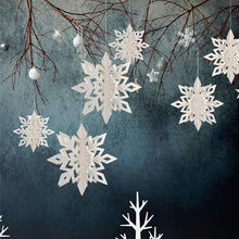 Load image into Gallery viewer, 3D Snowflake Decorations (6/12 PCs)
