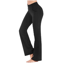 Load image into Gallery viewer, Women&#39;s High Waist and Flared Leg Yoga Pants