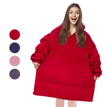 Load image into Gallery viewer, Cozy Hoodie Blanket Oversized Blanket Sweatshirt For Adults &amp; Children