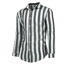Load image into Gallery viewer, Men&#39;s Striped Button Long Sleeve Shirt