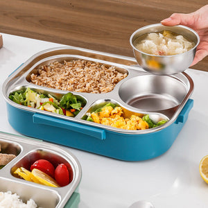 Stainless steel large capacity portable lunch box