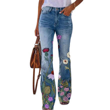 Load image into Gallery viewer, 4-Button Flare Jeans