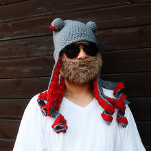 Load image into Gallery viewer, Crochet Octopus Hat