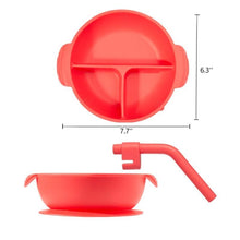 Load image into Gallery viewer, Silicone Baby Plate
