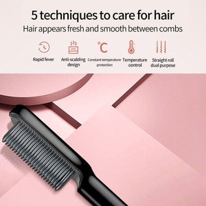 Negative Ion Hair Straightener Styling Comb💖