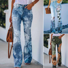 Load image into Gallery viewer, 4-Button Flare Jeans