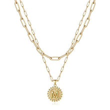 Load image into Gallery viewer, Gold Initial Necklaces for Women