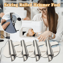 Load image into Gallery viewer, Sewing Rolled Hemmer Foot