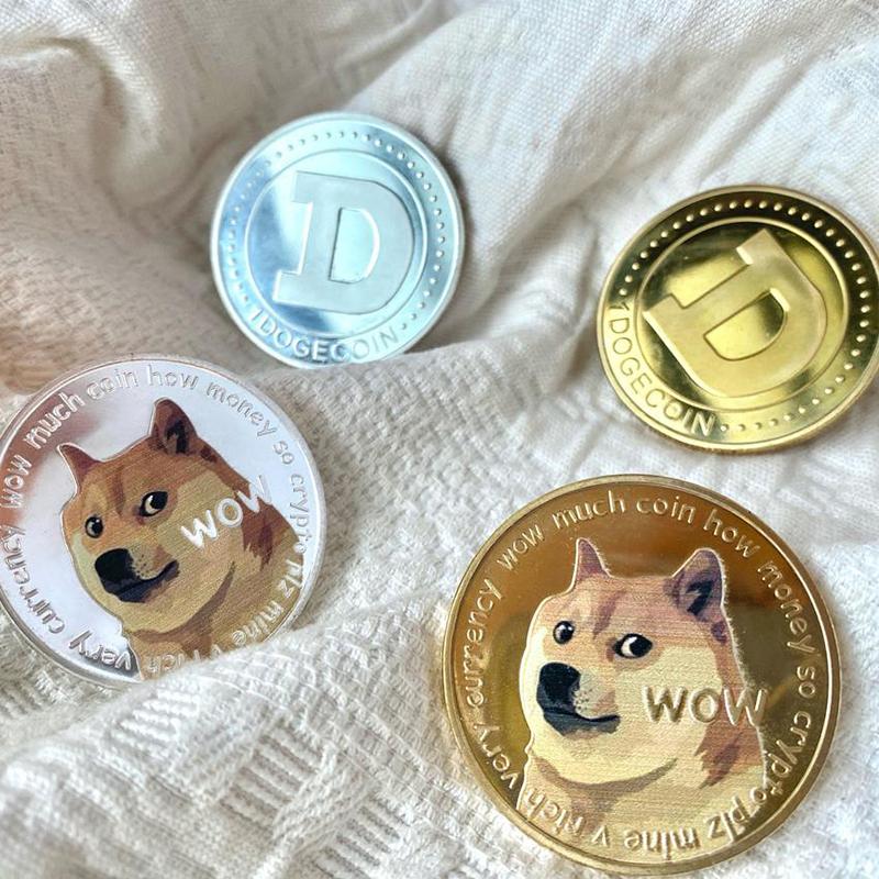 UV Color Printing Dogecoin Commemorative Coin – rowgins