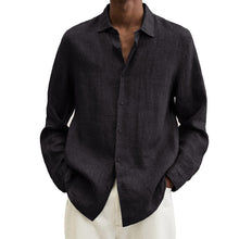 Load image into Gallery viewer, Men&#39;s Linen Regular-Fit Shirt