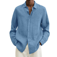 Load image into Gallery viewer, Men&#39;s Linen Regular-Fit Shirt
