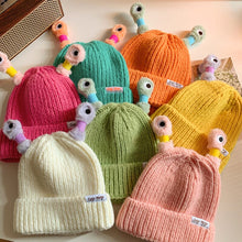 Load image into Gallery viewer, 🐸Winter Parent-Child Cute Glowing Little Monster Knit Hat