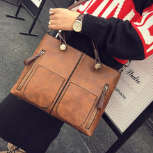 Load image into Gallery viewer, Ladies Vintage Leather Shoulder Bag