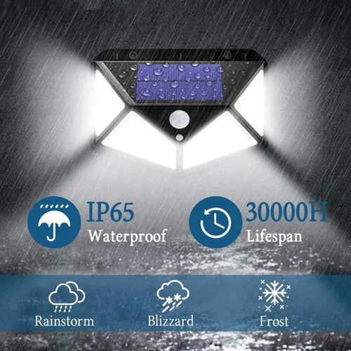 Waterproof Outdoor Solar Lamp 100 LED