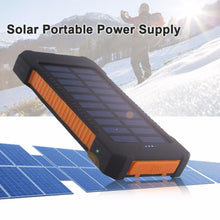 Load image into Gallery viewer, Solar Waterproof Power Bank with Flashlight
