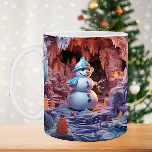 3D Christmas Hot Cocoa Inflated Mug