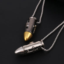 Load image into Gallery viewer, Holy Cross Bullet Skull Necklace