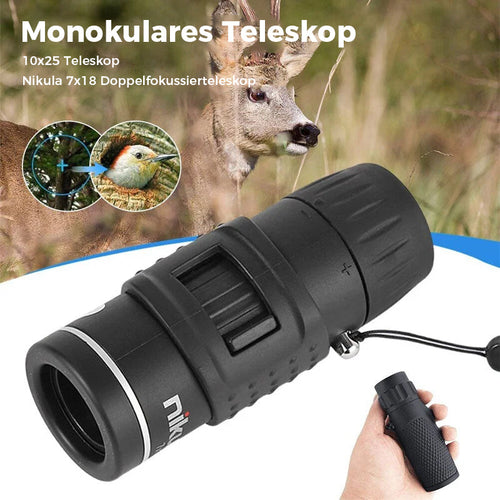 Portable monoculars for outdoor use