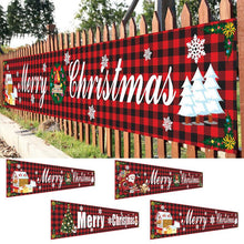 Load image into Gallery viewer, Christmas Outdoor Banner Flag Pulling