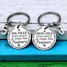 Load image into Gallery viewer, SANK® Porte-clés À MON FILS / MA FILLE (French keychain)