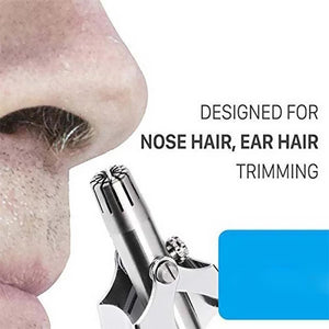 Safe Touch Stainless Steel Nose Hair Trimmer