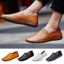 Load image into Gallery viewer, Men&#39;s Genuine Leather Loafers