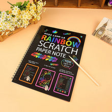 Load image into Gallery viewer, 🌈Rainbow Scratch Art Notebook