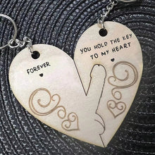 Load image into Gallery viewer, Wooden Heart Keychain