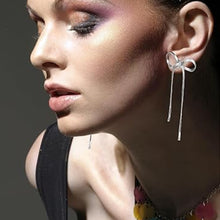 Load image into Gallery viewer, Bow Drop Dangle Earrings