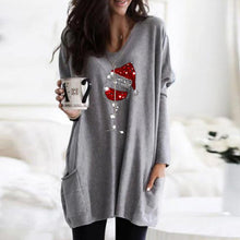Load image into Gallery viewer, Women&#39;s Christmas Wine Glass T-shirts