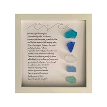 Load image into Gallery viewer, Sea Glass Art Photo Frame