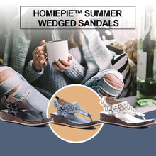 Load image into Gallery viewer, Summer Wedged Sandals