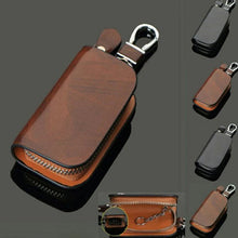 Load image into Gallery viewer, Leather Wood Grain Car Key Holder