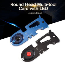 Load image into Gallery viewer, Round Head Multi-tool Card with Led