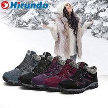 Load image into Gallery viewer, Couple Winter Warm Fur Lining Snow Shoes